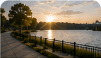 Quiet restorative setting representing trauma and PTSD support